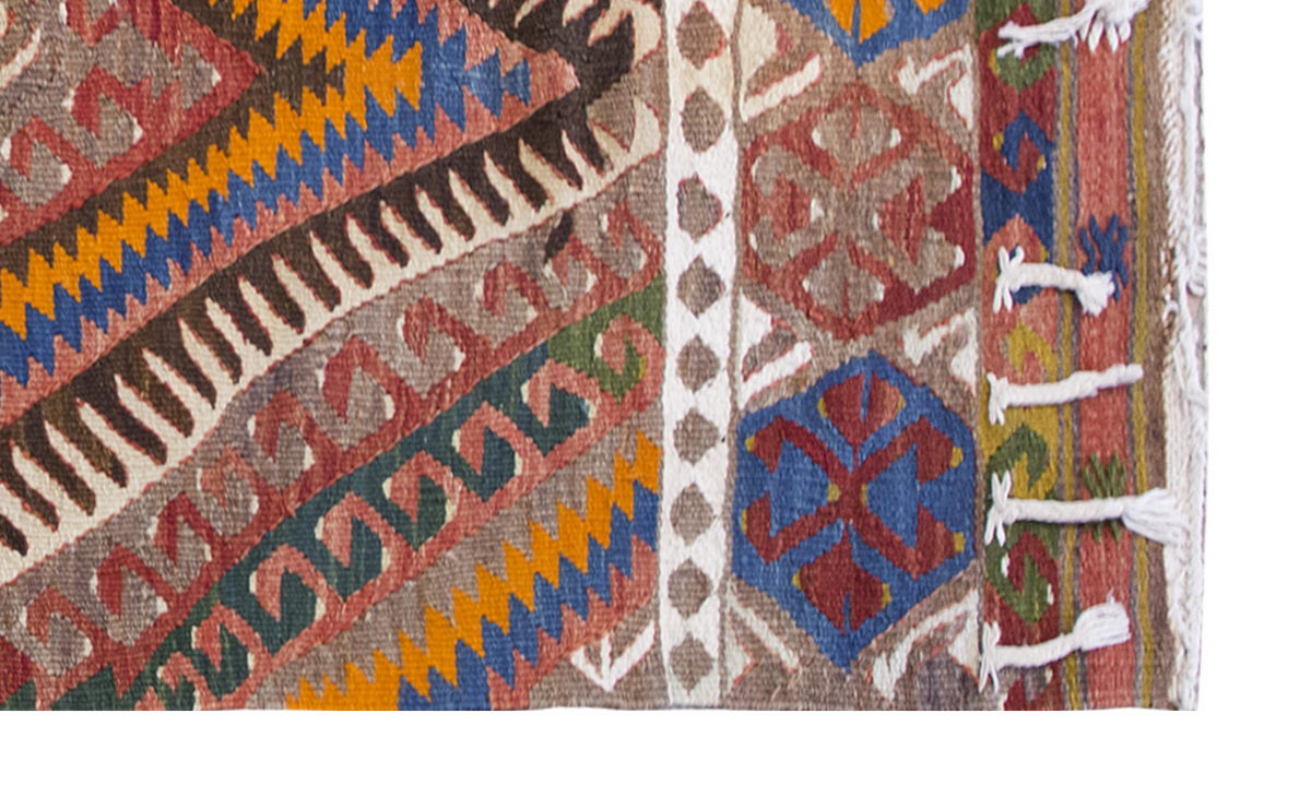 Vintage Turkish Rug, 2.3 x 4.7 ft Rug, 71 x 140 cm
