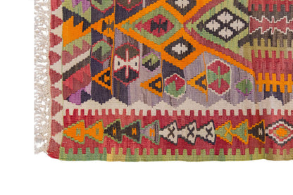 Vintage Turkish Rug, 2.5 x 3.11 ft Rug, 76 x 120 cm