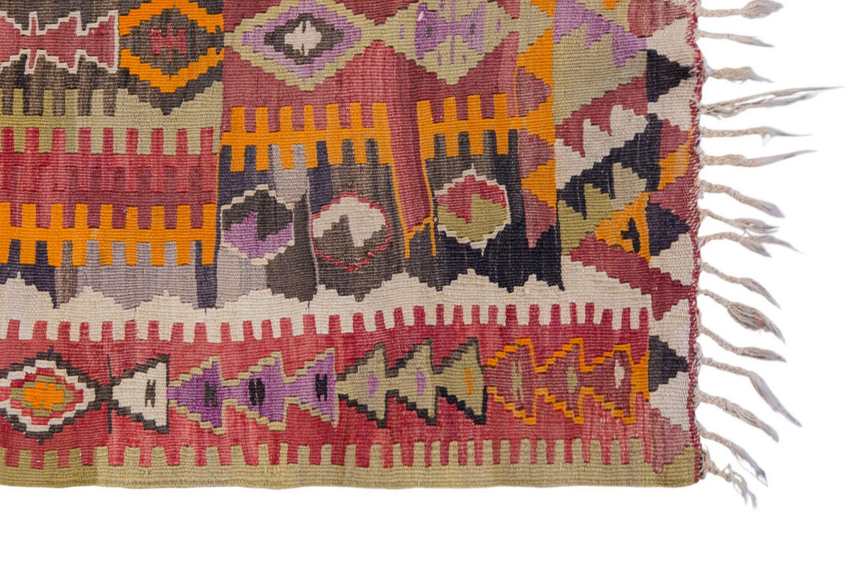 Vintage Turkish Rug, 2.5 x 3.11 ft Rug, 76 x 120 cm