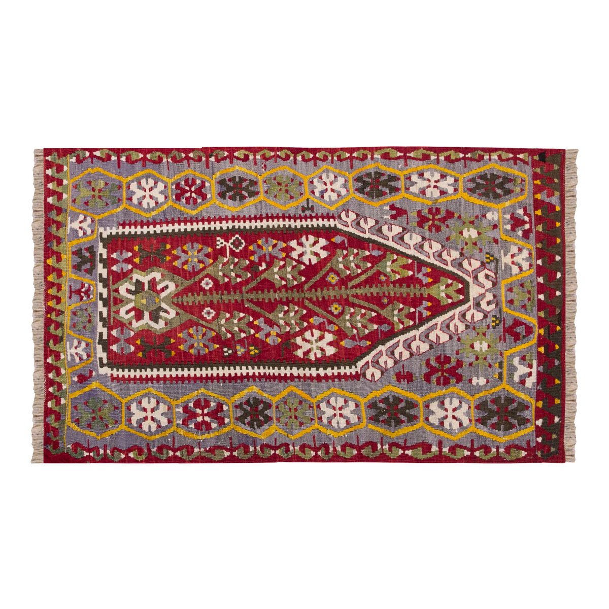 Vintage Turkish Rug, 2.5 x 4.1 ft Rug, 74 x 125 cm