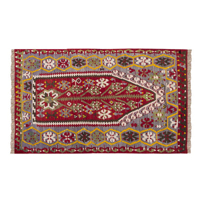 Vintage Turkish Rug, 2.5 x 4.1 ft Rug, 74 x 125 cm