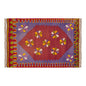 Vintage Turkish Rug, 2.6 x 3.10 ft Rug, 78  x 118 cm