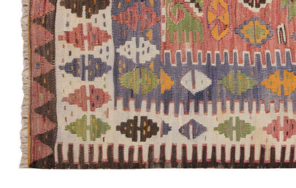 Vintage Turkish Rug, 2.6 x 4.1 ft , 77 x 125 cm
