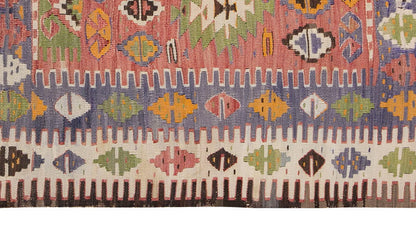 Vintage Turkish Rug, 2.6 x 4.1 ft , 77 x 125 cm