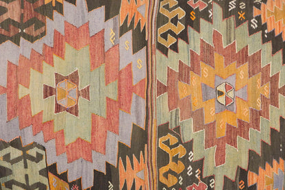 Vintage Turkish Rug, 2.6 x 4.3 ft Rug, 77 x 130 cm