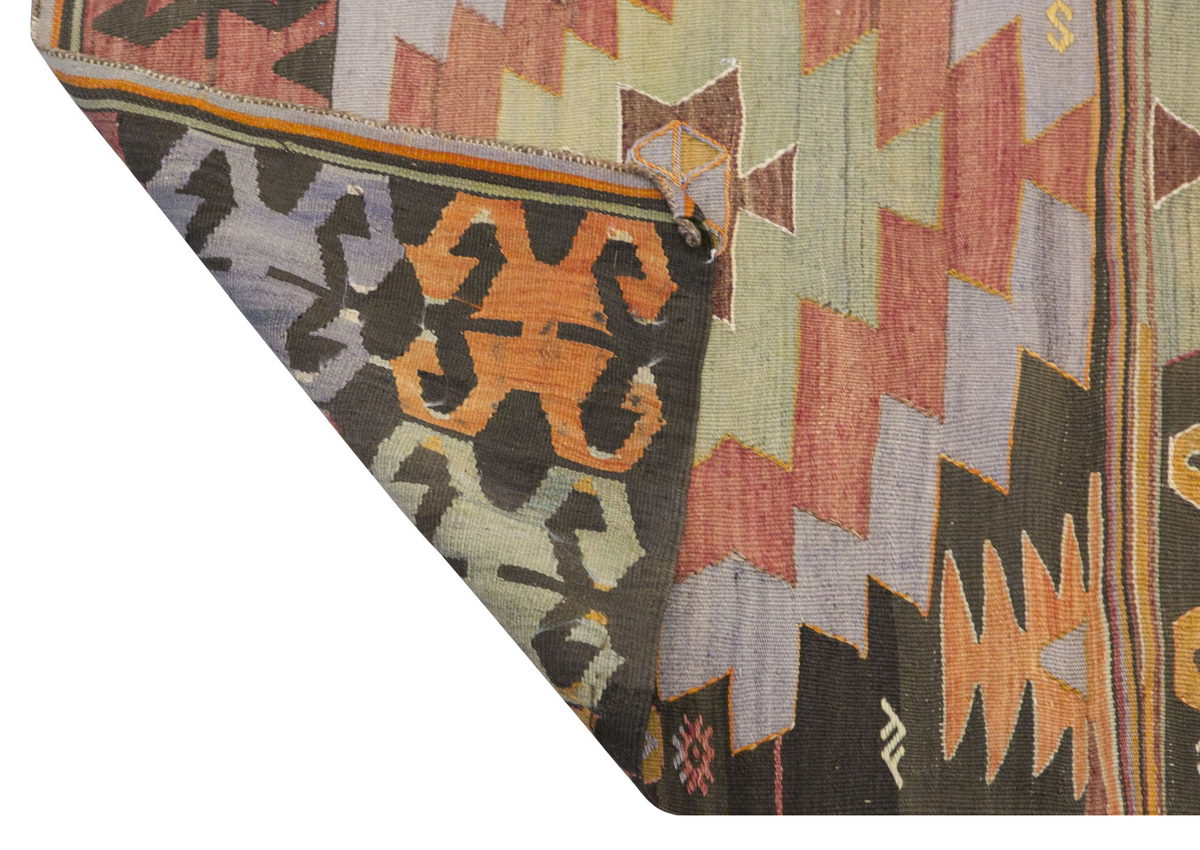 Vintage Turkish Rug, 2.6 x 4.3 ft Rug, 77 x 130 cm