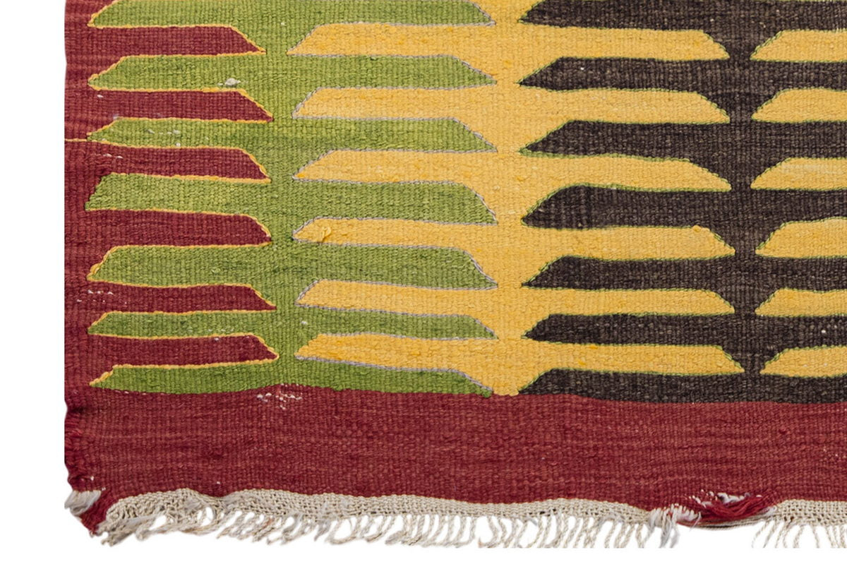 Vintage Turkish Rug, 2.7 x 3.1 ft Rug, 80 x 95 cm