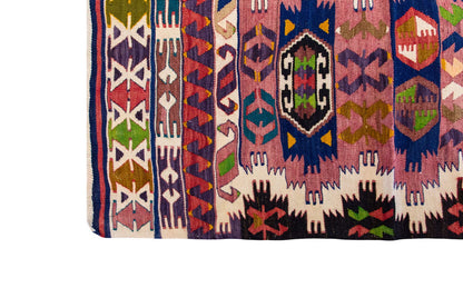 Vintage Turkish Rug, 2.7 x 3.10 ft Rug, 79 x 118 cm
