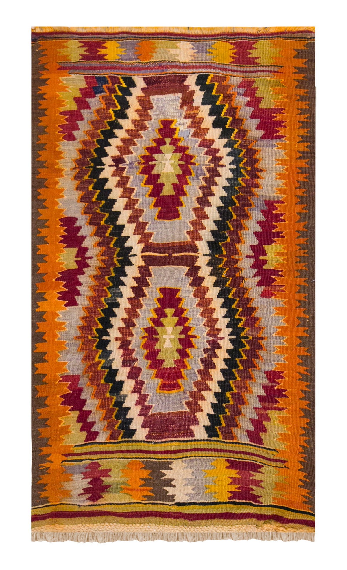 Vintage Turkish Rug, 2.7 x 3.11 ft Rug, 80 x 120 cm