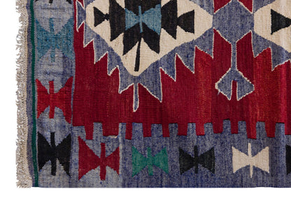Vintage Turkish Rug, 2.7 x 3.11 ft Rug, 80 x 120 cm