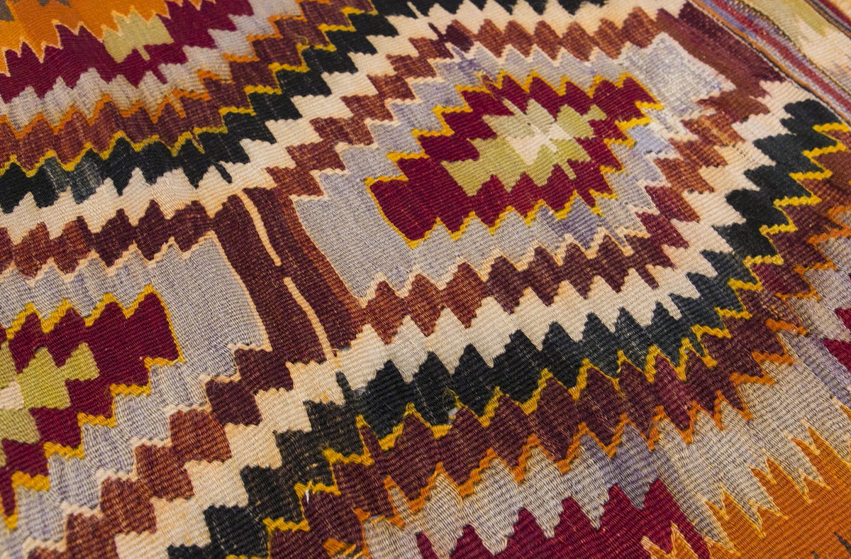 Vintage Turkish Rug, 2.7 x 3.11 ft Rug, 80 x 120 cm