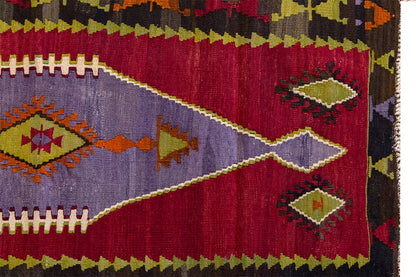 Vintage Turkish Rug, 2.7 x 4.11 ft Rug, 80 x 150 cm