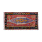 Vintage Turkish Rug, 2.7 x 4.7 ft Rug, 80 x 140 cm