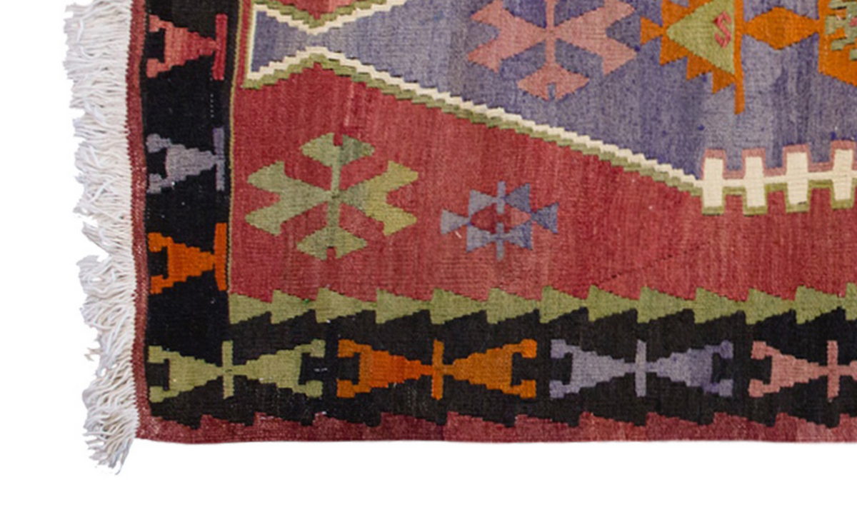 Vintage Turkish Rug, 2.7 x 4.7 ft Rug, 80 x 140 cm