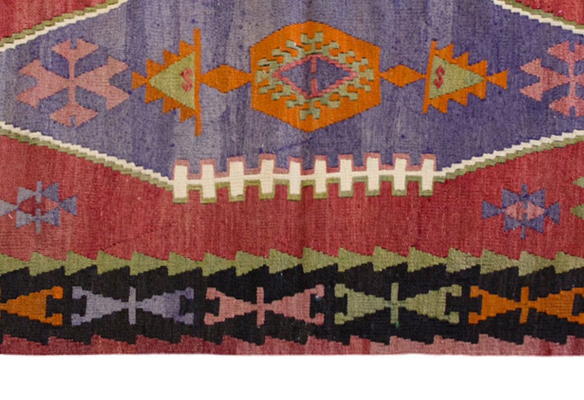 Vintage Turkish Rug, 2.7 x 4.7 ft Rug, 80 x 140 cm