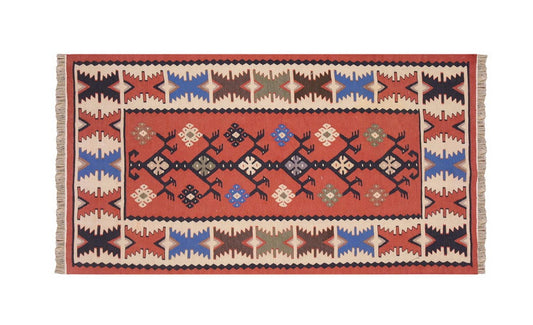 Vintage Turkish Rug, 2.7 x 4.9 ft Rug, 80 x 146 cm