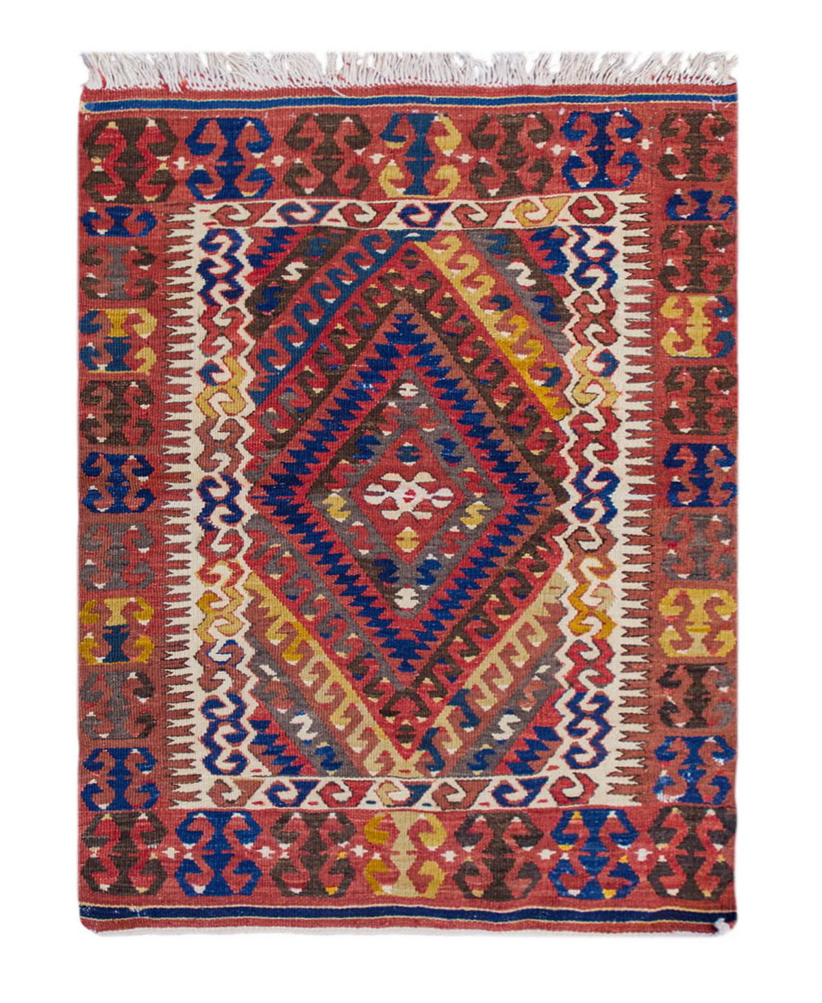 Vintage Turkish Rug, 2.8 x 3.8 ft, 82 x 112 cm