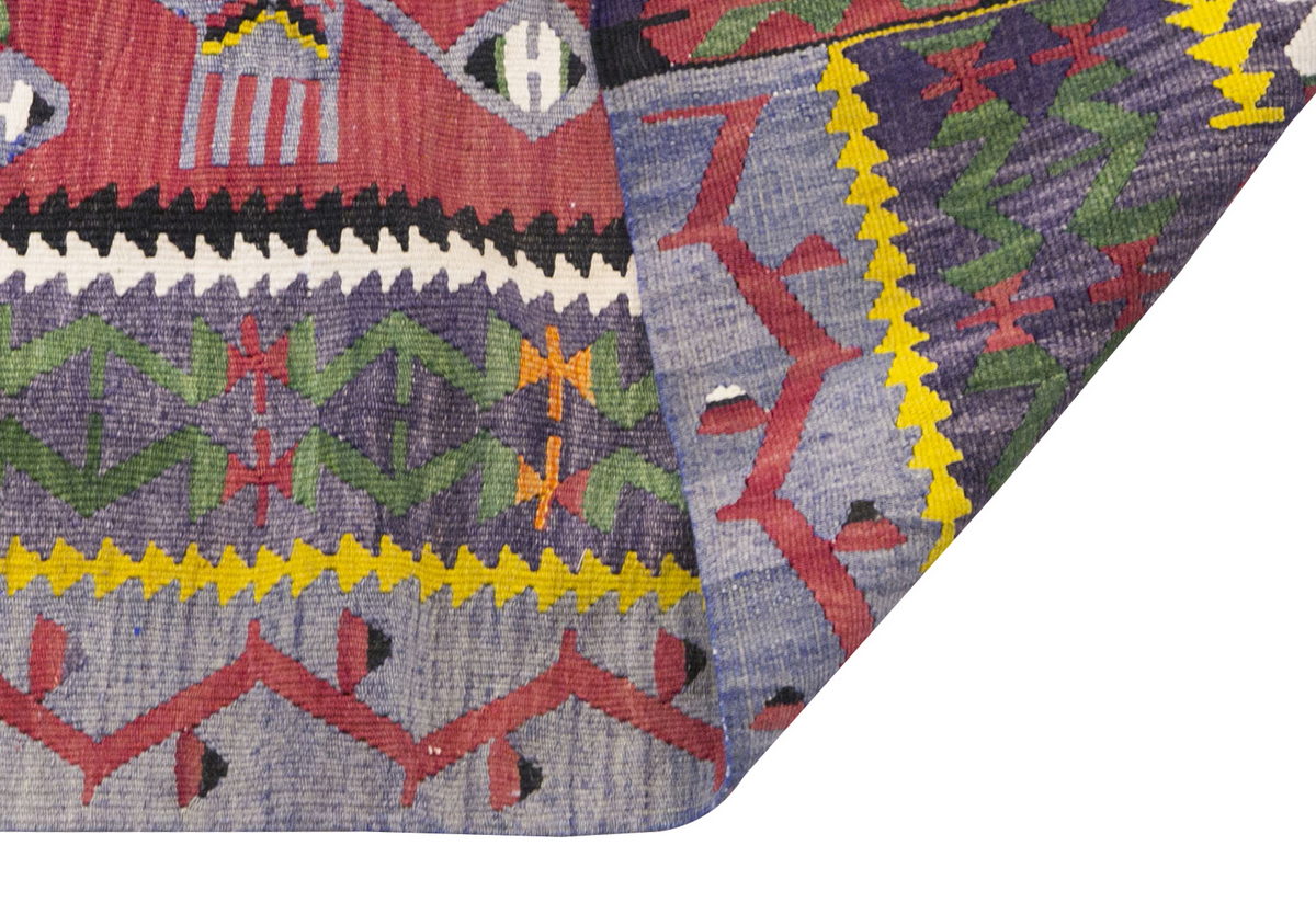Vintage Turkish Rug, 2.8 x 3.8 ft Rug, 83 x 112 cm