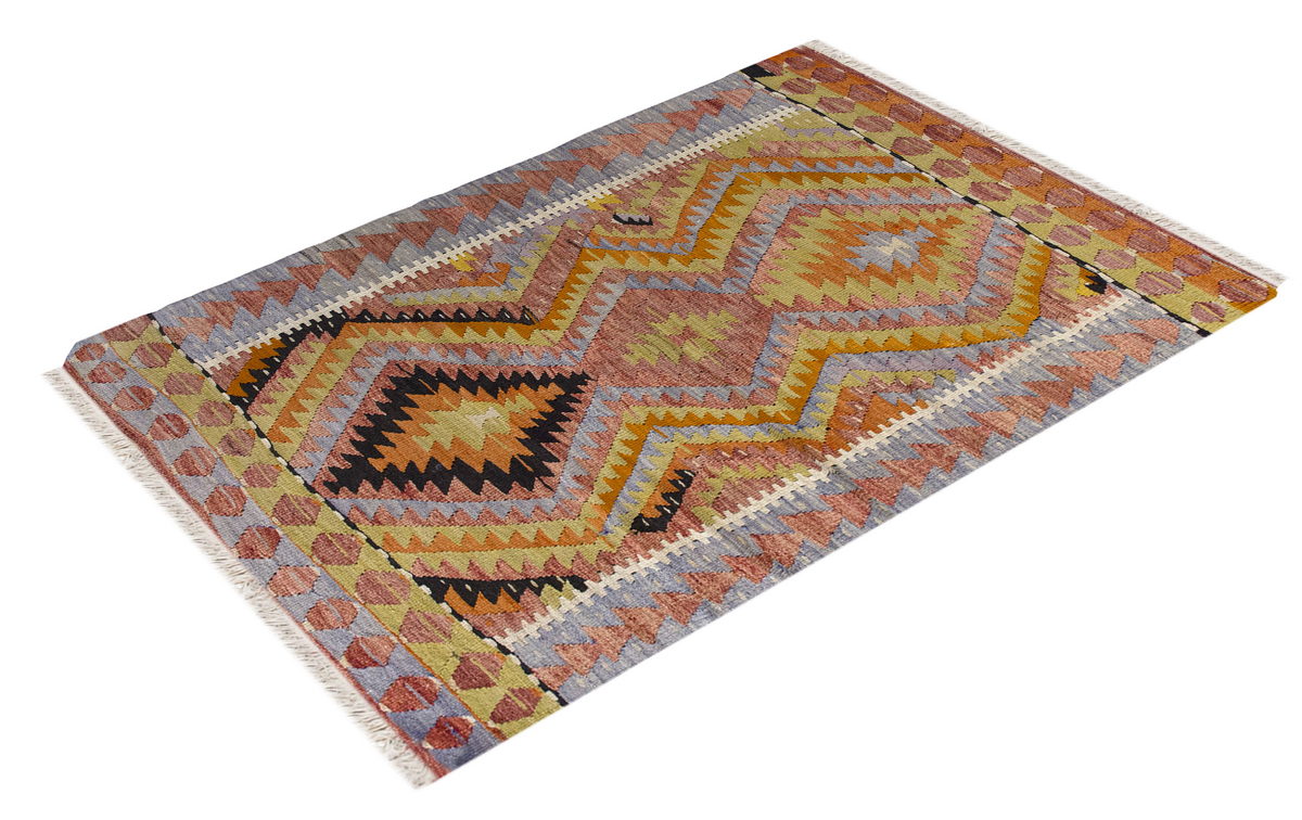 Vintage Turkish Rug, 2.8 x 4.10 ft, 82 x 148 cm