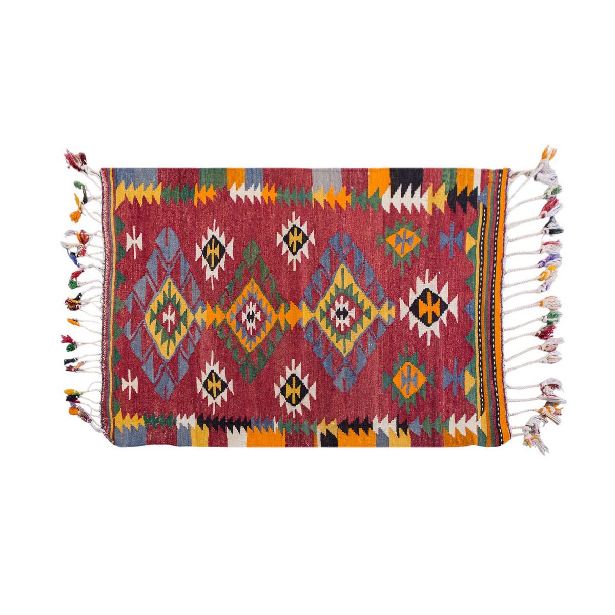 Vintage Turkish Rug, 2.9 x 4.2 ft Rug, 84 x 129 cm