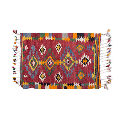 Vintage Turkish Rug, 2.9 x 4.2 ft Rug, 84 x 129 cm