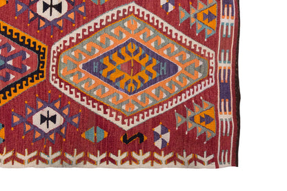 Vintage Turkish Rug, 2.9 x 4.6 ft, 86 x 138 cm