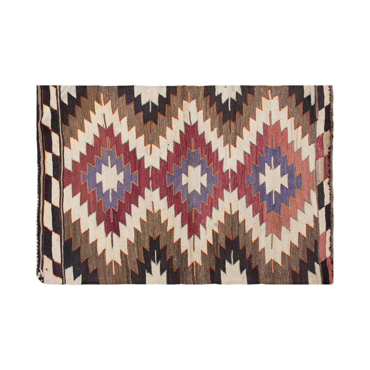 Vintage Turkish Rug, 2.9 x 4.6 ft Rug, 84 x 139 cm