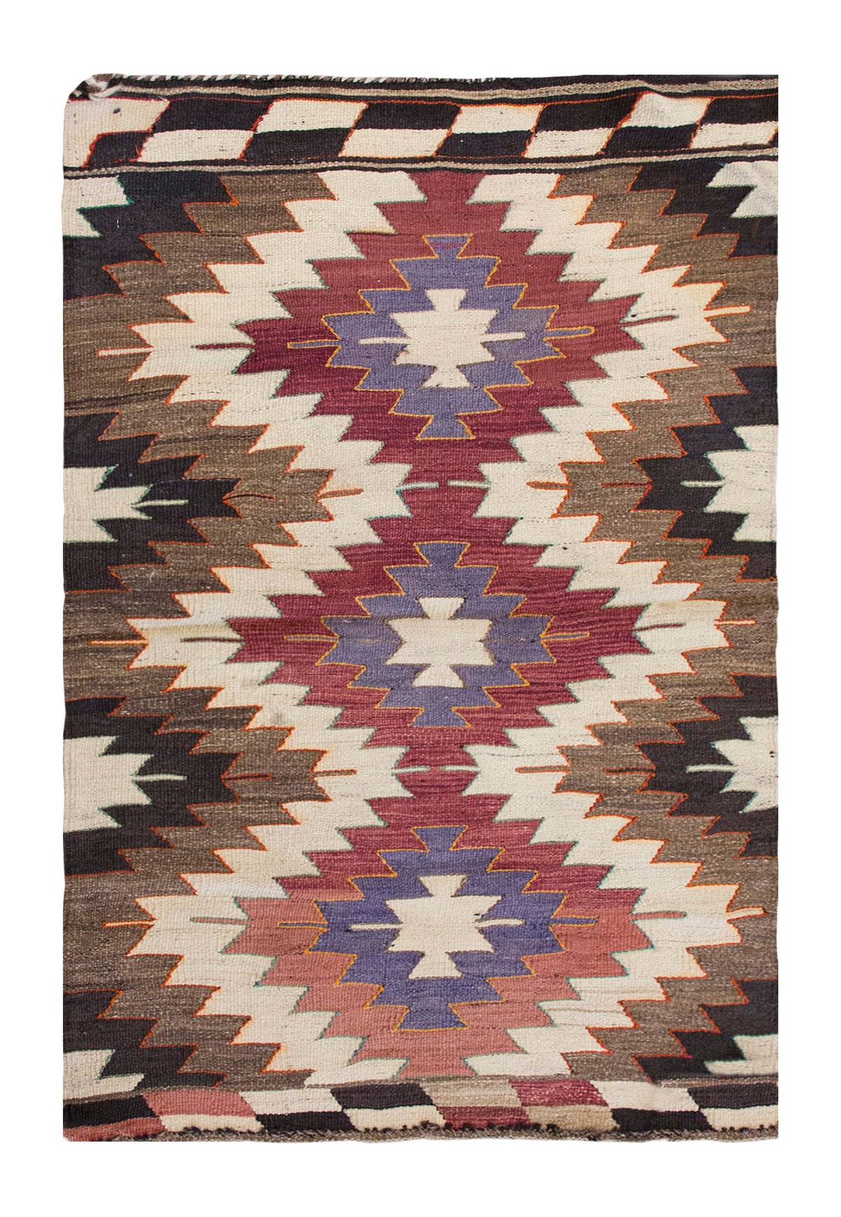 Vintage Turkish Rug, 2.9 x 4.6 ft Rug, 84 x 139 cm
