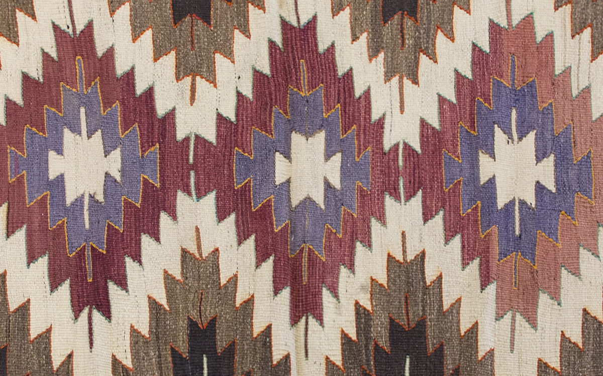 Vintage Turkish Rug, 2.9 x 4.6 ft Rug, 84 x 139 cm
