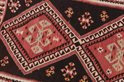 Vintage Turkish Rug, 2.9 x 5.10 ft, 84 x 178 cm