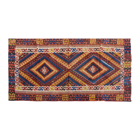 Vintage Turkish Rug, 202 x 106 cm, 6.7 x 3.5 ft