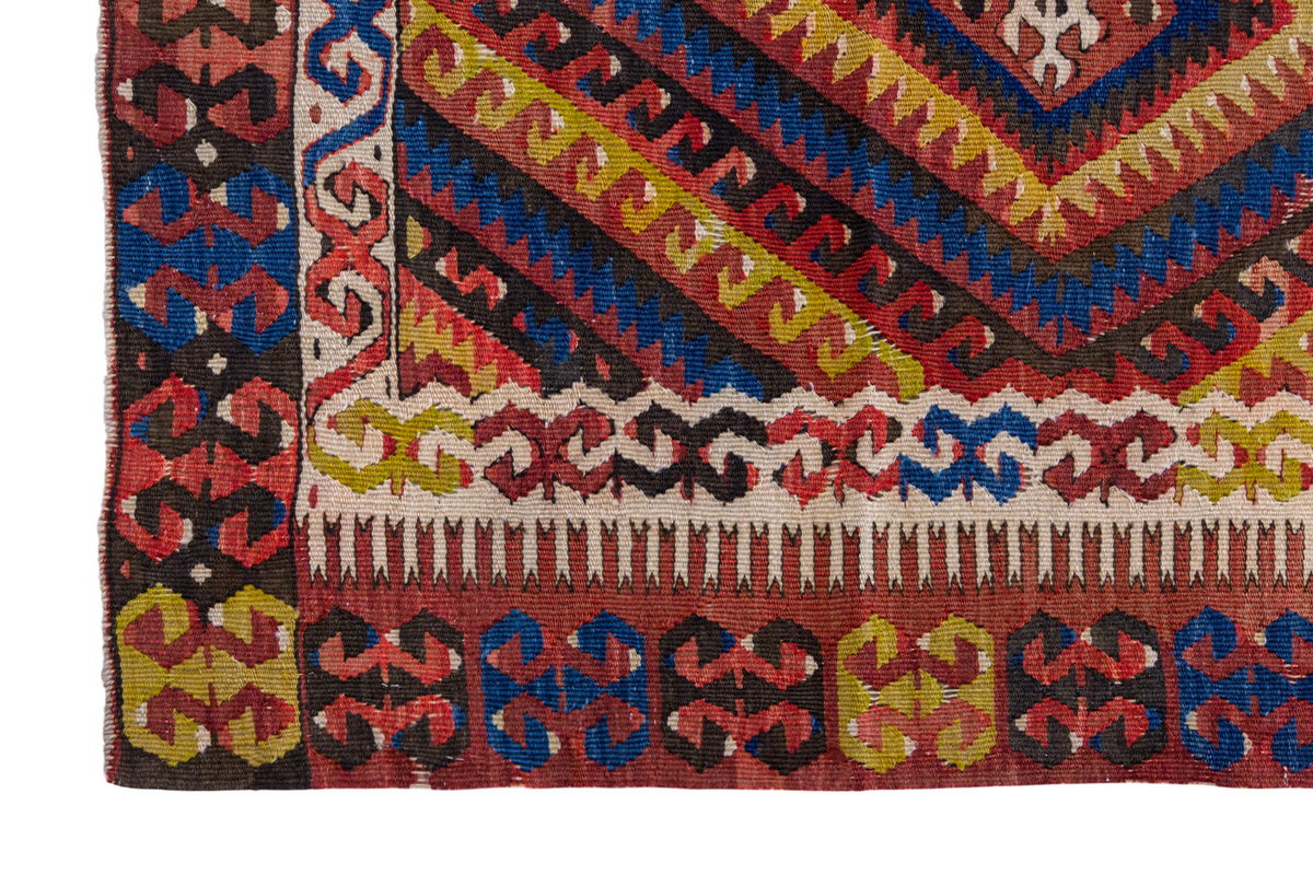 Vintage Turkish Rug, 202 x 106 cm, 6.7 x 3.5 ft