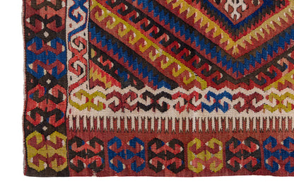 Vintage Turkish Rug, 202 x 106 cm, 6.7 x 3.5 ft