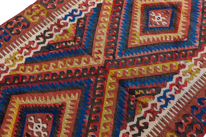 Vintage Turkish Rug, 202 x 106 cm, 6.7 x 3.5 ft