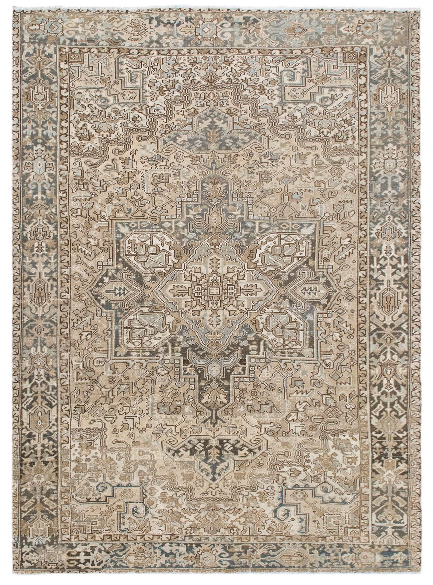 Vintage Turkish Rug, 253x347 cm (8.3x11.4 ft)