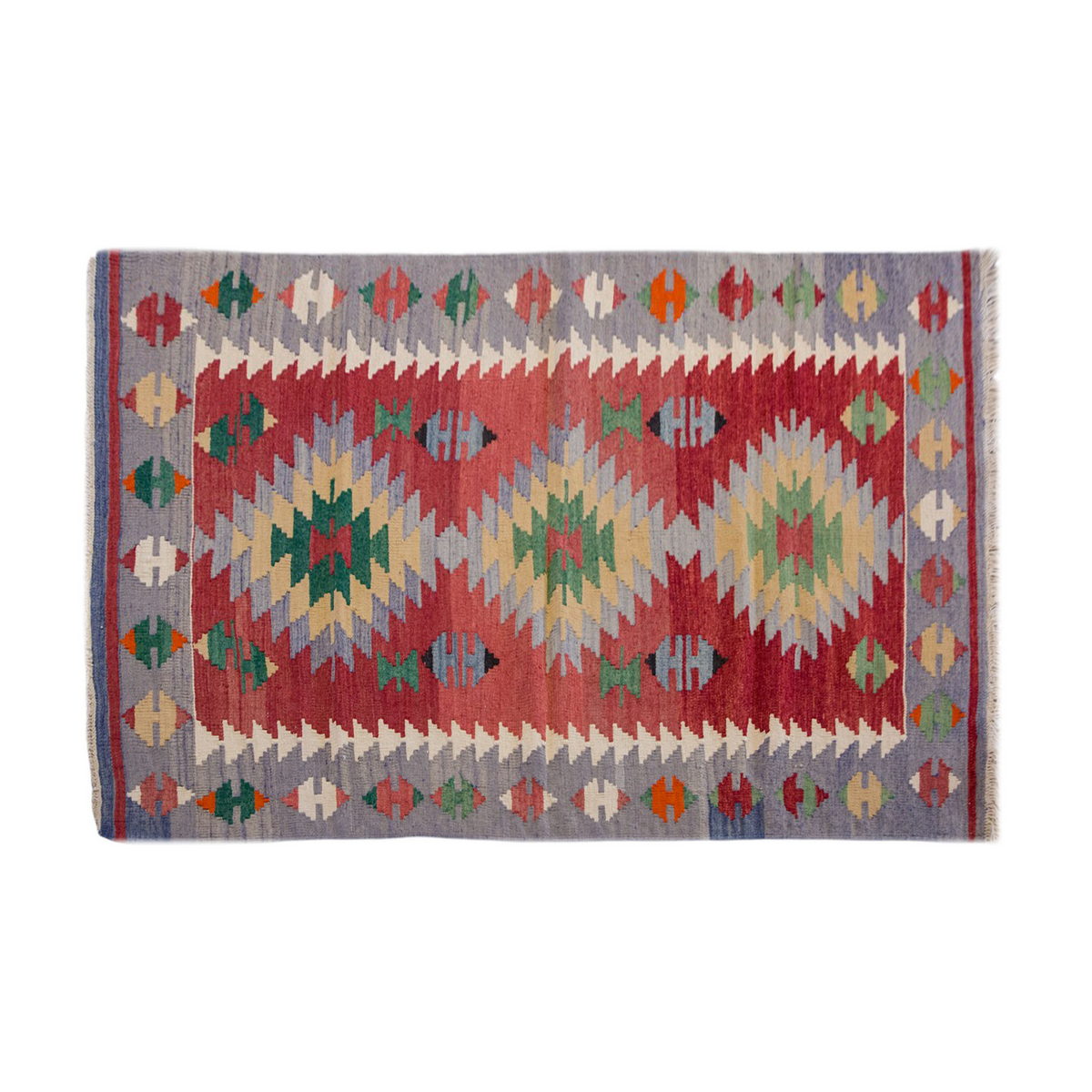 Vintage Turkish Rug, 3.0 x 4.7 ft Rug, 93 x 141 cm