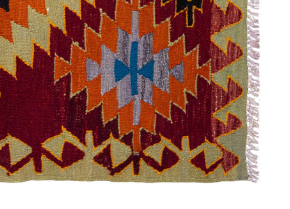 Vintage Turkish Rug, 3.1 x 2.7 ft, 95 x 80 cm
