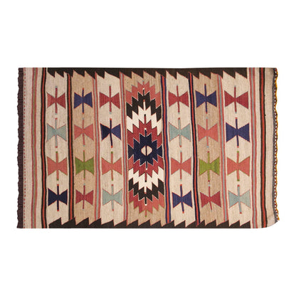 Vintage Turkish Rug, 3.1 x 4.11 ft Rug, 95 x 150 cm