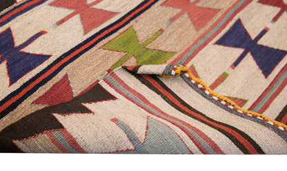 Vintage Turkish Rug, 3.1 x 4.11 ft Rug, 95 x 150 cm