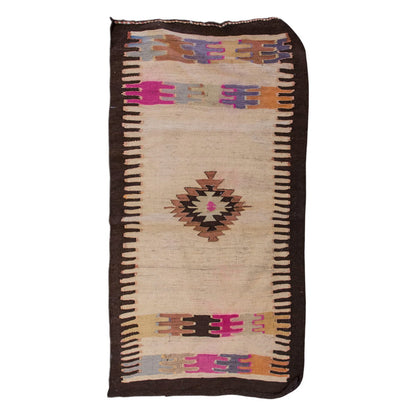 Vintage Turkish Rug, 3.1 x 4.3 ft Rug, 95 x 132 cm