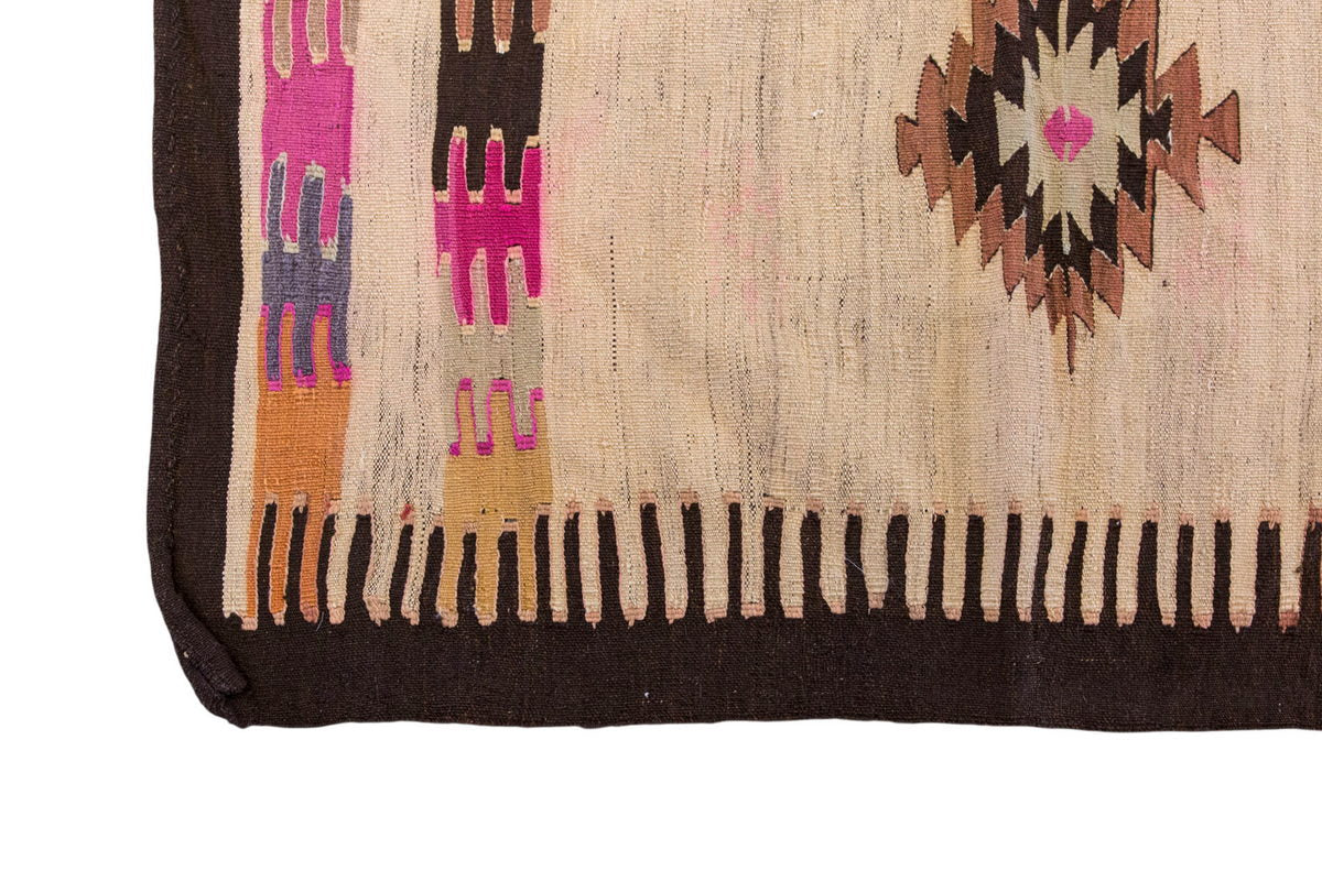 Vintage Turkish Rug, 3.1 x 4.3 ft Rug, 95 x 132 cm