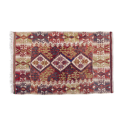 Vintage Turkish Rug, 3.1 x 4.6 ft Rug, 95 x 139 cm