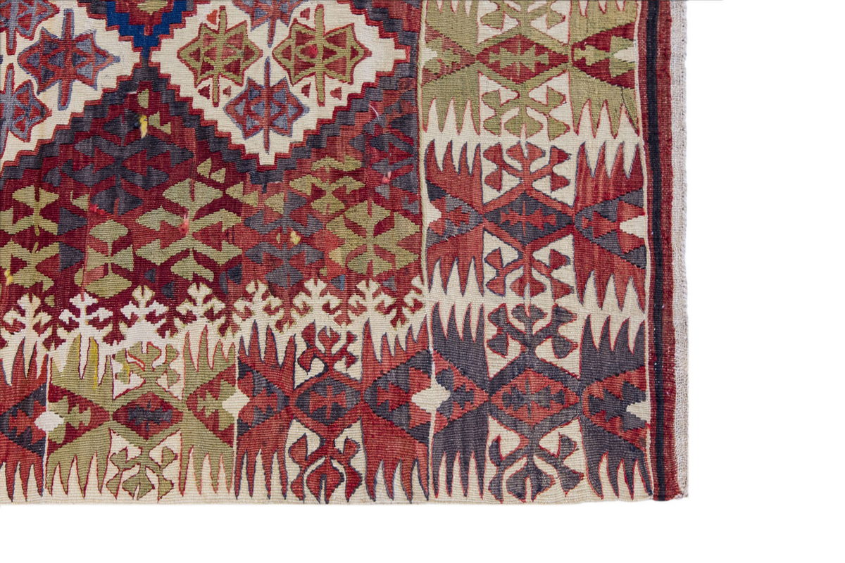 Vintage Turkish Rug, 3.1 x 4.6 ft Rug, 95 x 139 cm