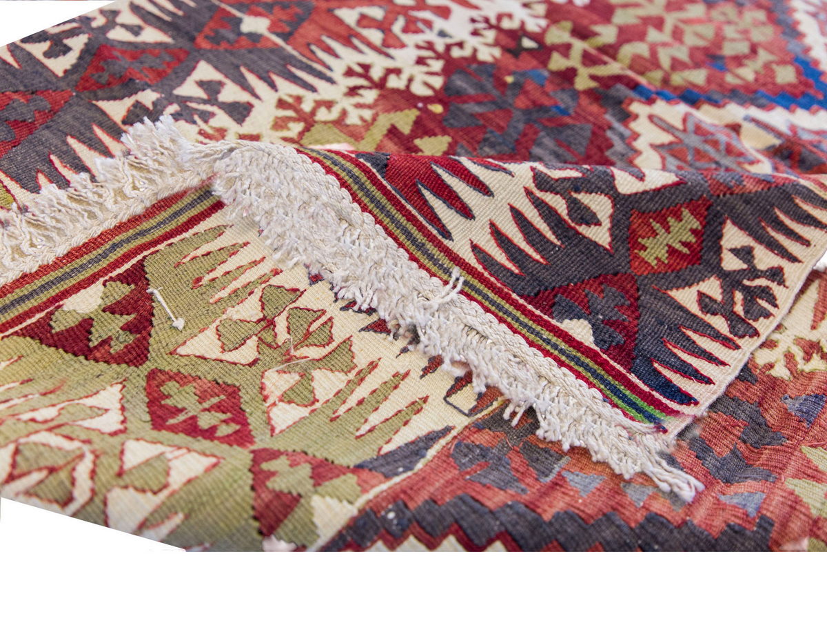 Vintage Turkish Rug, 3.1 x 4.6 ft Rug, 95 x 139 cm