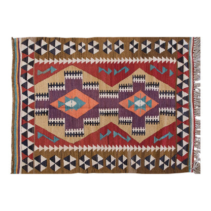 Vintage Turkish Rug, 3.10 x 2.11 ft, 117 x 91 cm