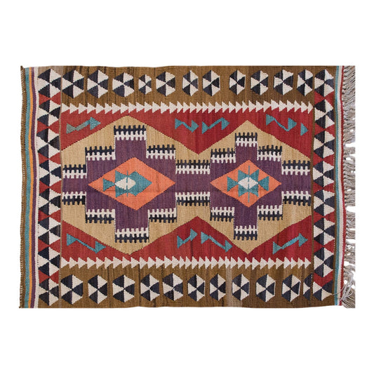 Vintage Turkish Rug, 3.10 x 2.11 ft, 117 x 91 cm