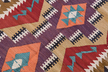 Vintage Turkish Rug, 3.10 x 2.11 ft, 117 x 91 cm