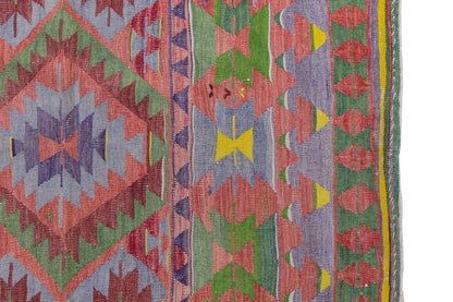 Vintage Turkish Rug, 3.10 x 3.10 ft Rug, 117 x 118 cm