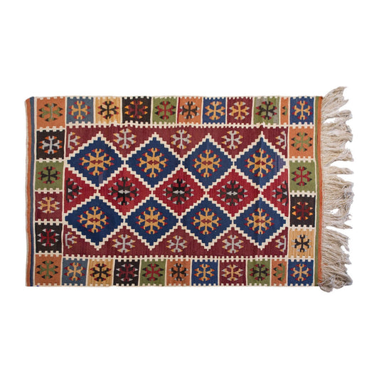 Vintage Turkish Rug, 3.10 x 6.2 ft, 117 x 188 cm