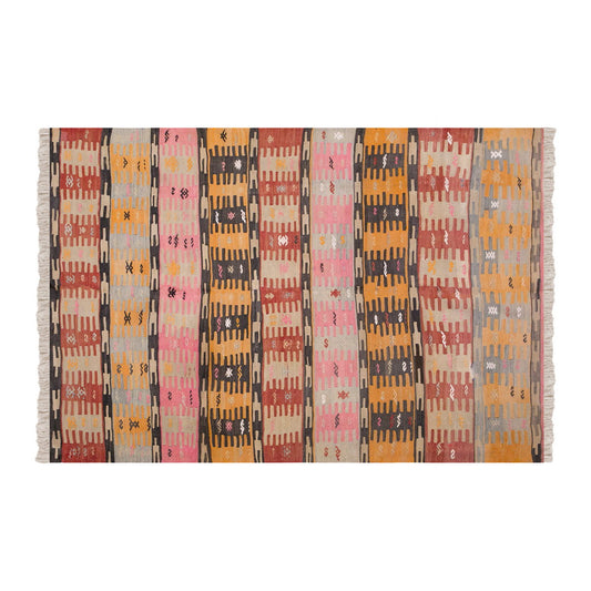 Vintage Turkish Rug, 3.10 x 6.2 ft, 117 x 190 cm